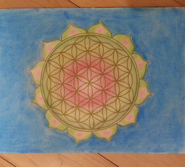 Blume des Lebens - Herzchakra