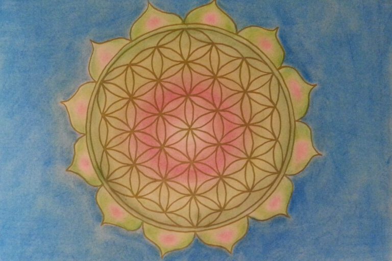 Blume des Lebens - Herzchakra
